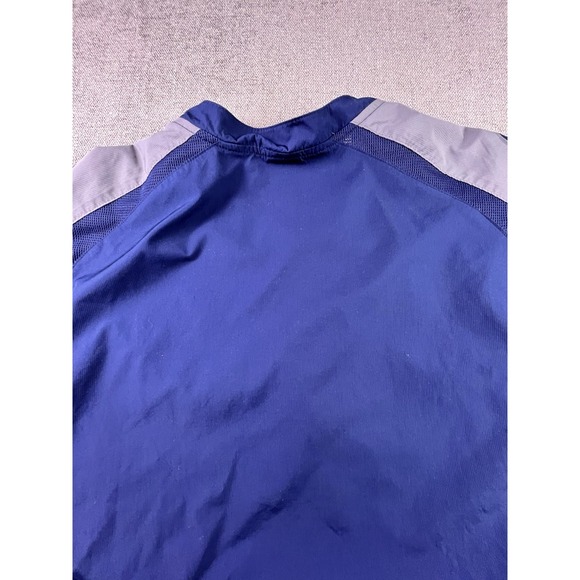 Nike Storm Fit 1/4 Zip Men M Blue Gray Breathable Short Sleeve Golf Baseball - Picture 10 of 11